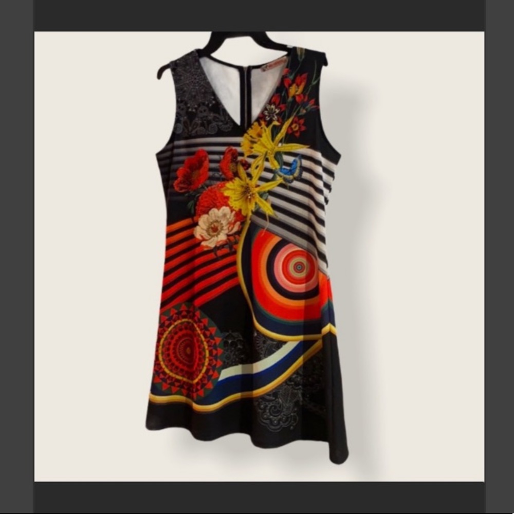 🍒 Colorful Dress w/ tiny accent rhinestones!!